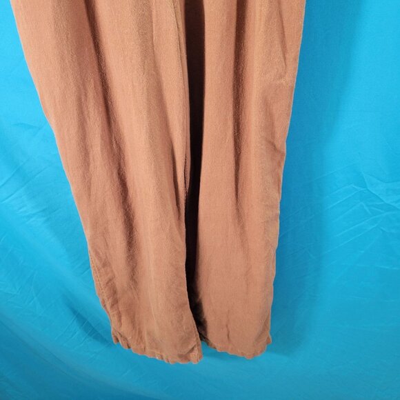 Old Navy Womens S-Tall Rust Jumpsuit With Adjustable Straps Relaxed Fit - Picture 5 of 10